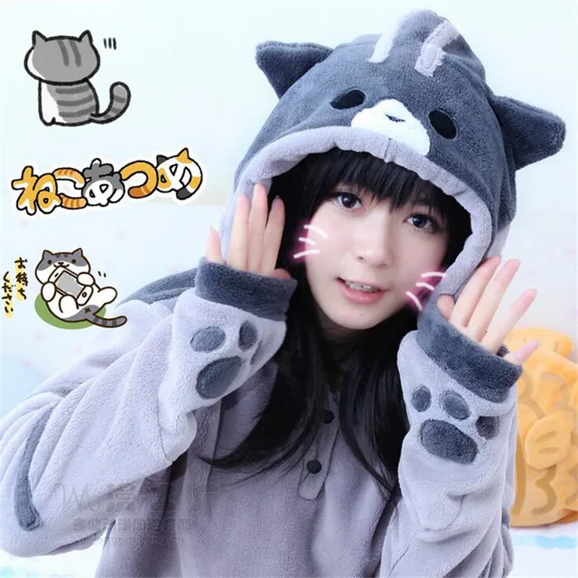 Neko Atsume Hoodie 1