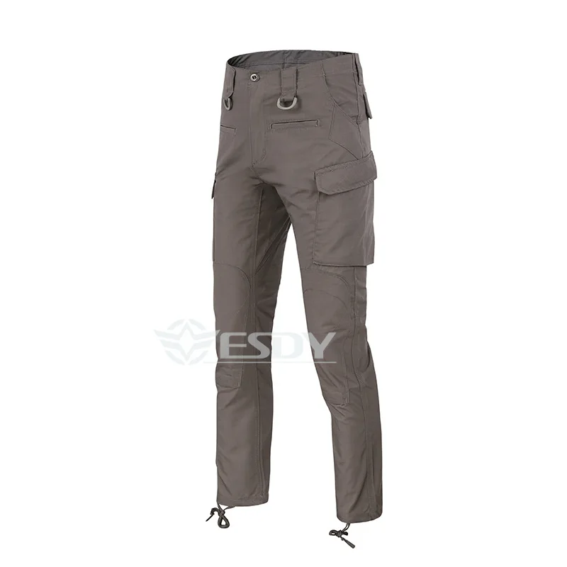 Ropa de entrenamiento táctico resistente al agua Multi bolsillo pantalones al aire libre escalada Trekking secado rápido transpirable pantalones largos Ropa de entrenamiento táctico resistente al agua Multi bolsillo pantalones al aire libre escalada Trekking secado rápido transpirable pantalones largos