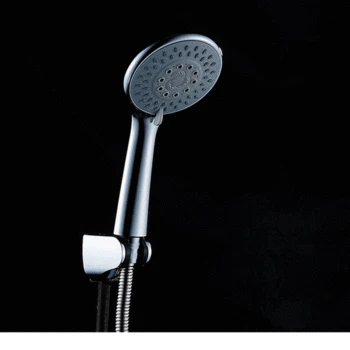 

XOXO 5 modes ABS plastic Bathroom shower head big panel round Chrome rain head Water saver Classic design G1/2 rain showerhead