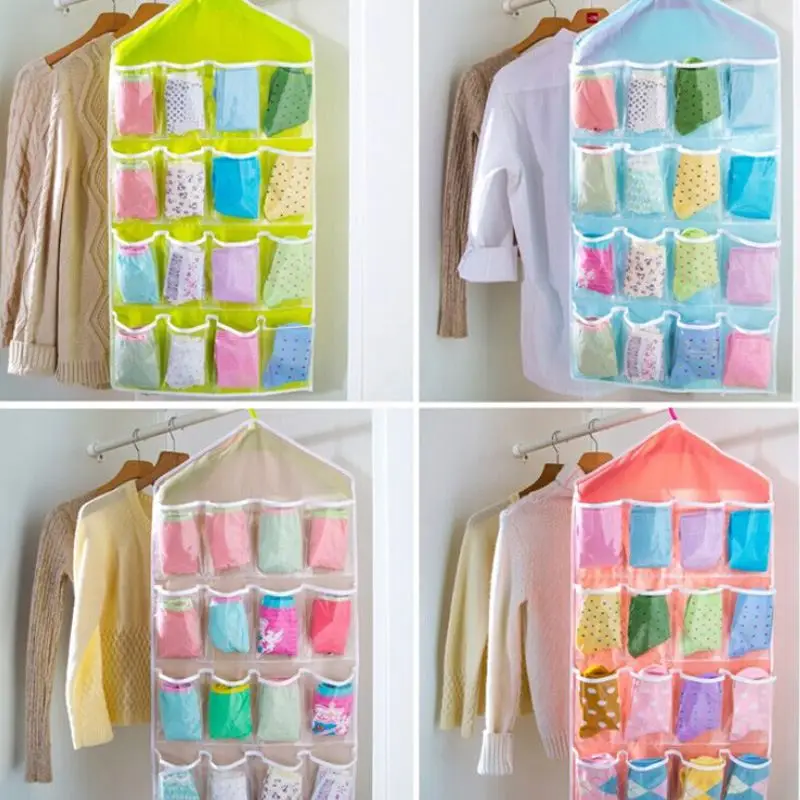 

Wholesale-High quality 16 one layer non-woven transparent receive a case Storage Box shoe bag