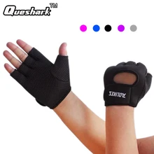 Мужские и женские силиконовые противоскользящие перчатки для тяжелой атлетики, спортивные тренировочные Перчатки для фитнеса с полупальцами