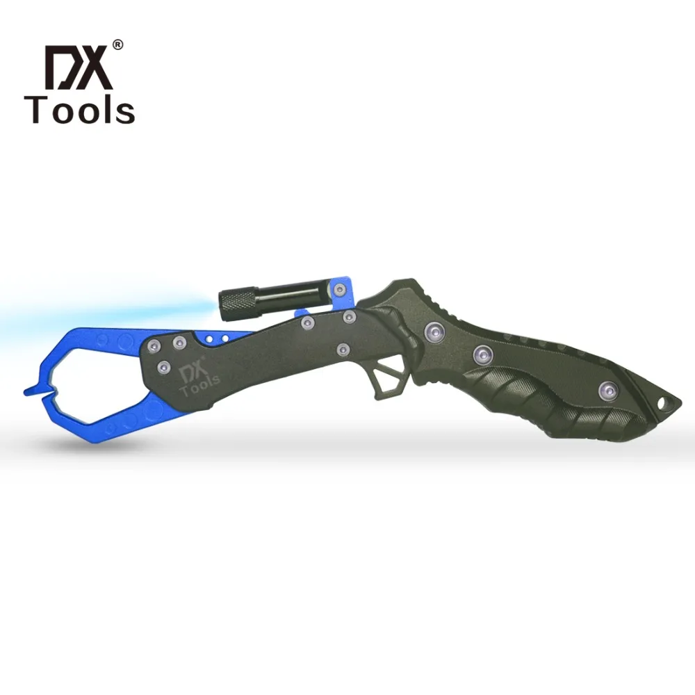 

Night Vision 50kg/110lb Aluminum Fish Lip Grip Gripper with Cover Case Fishing Rope Fishing Tackle Tools Accessories