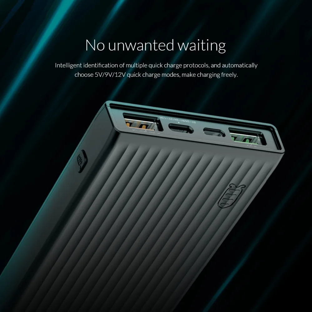 Портативный внешний аккумулятор ORICO 20000 мАч QC 3 0 двусторонняя быстрая зарядка с