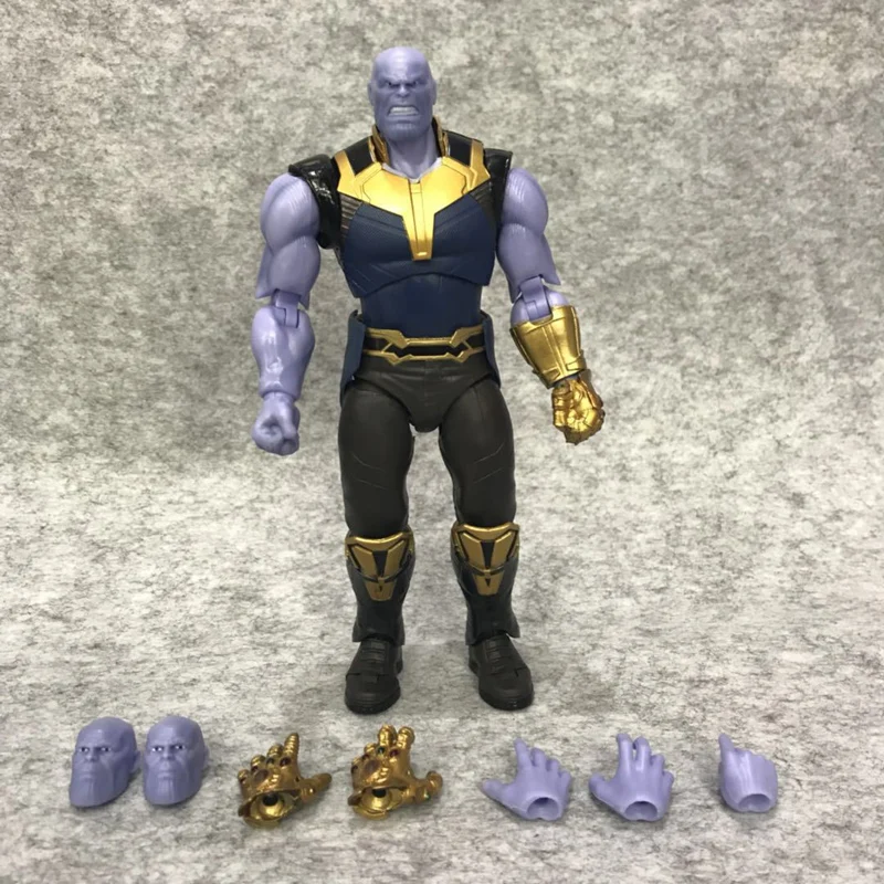 

18cm Thanos Action Figure Boxed Infinity War SHF Super Hero PVC Collectible Model Toy Gift Kids