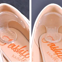 Невидимые наклейки из силикагеля на заднюю ногу, прозрачные противоскользящие наклейки на обувь для ног, стельки для обуви на высоком каблуке, уход за ногами