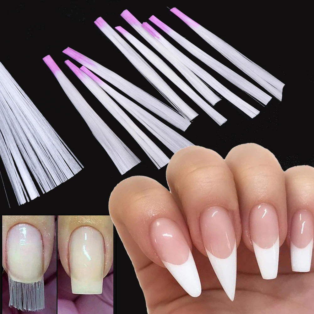nail forms extension fiber