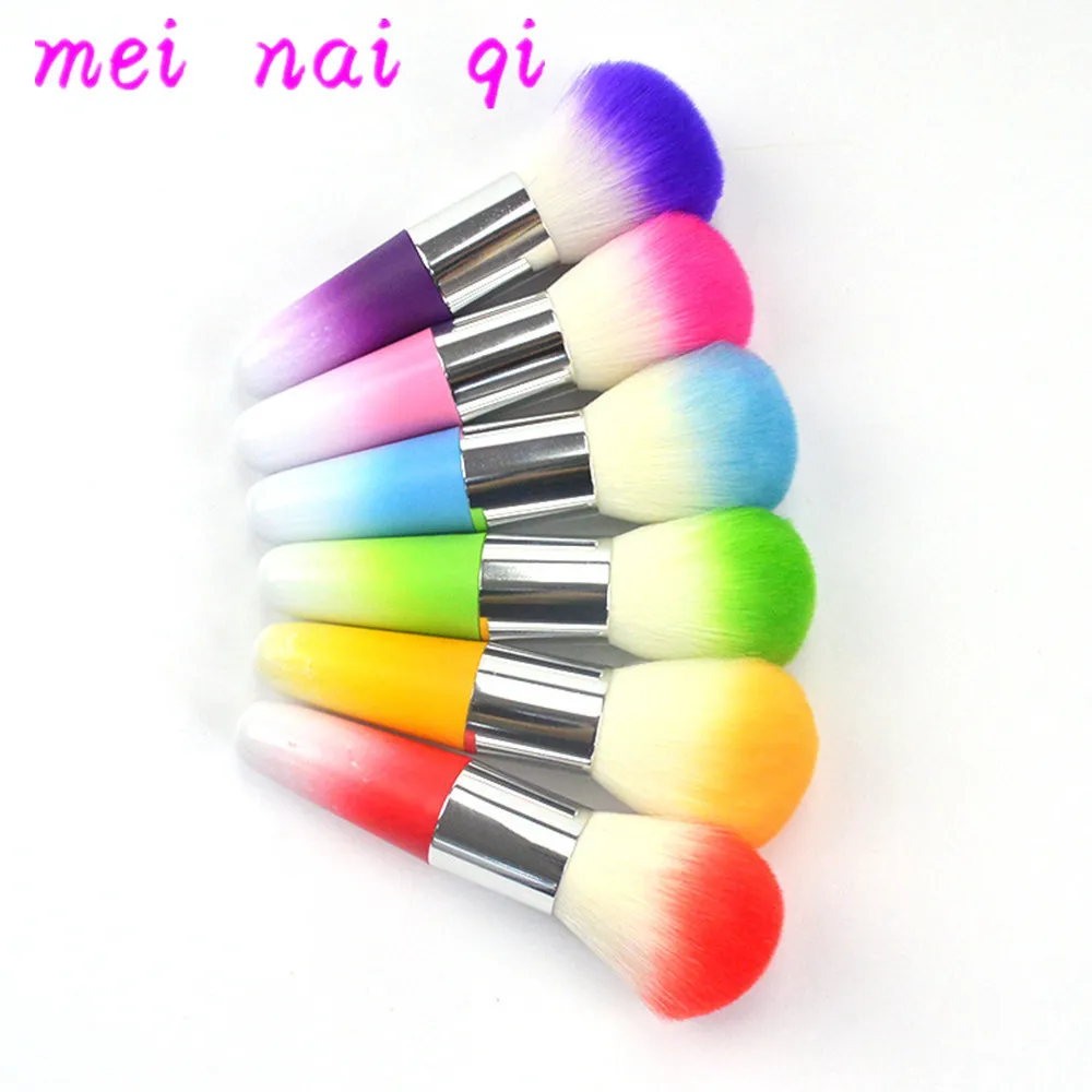 

6 Colors Face Makeup Brushes Foundation Cream Blusher Powder Base Makeup Cosmetics Blending Brush Women Beauty Make Up Tools
