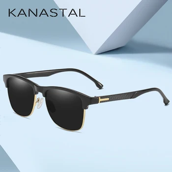 

KANASTAL Retro Polarized Sunglasses Classic Small Frame Sun Glasses Men Sunglasses Women Fashion Shades Oculos De Sol 201960