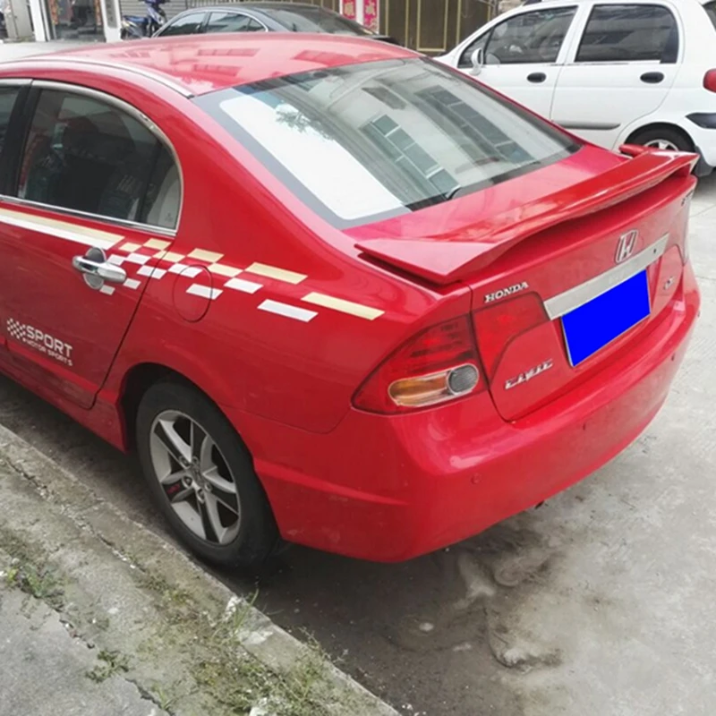 Для Honda Civic 2006 2007 2008 2009 2010 2011 внешний Неокрашенный цвет грунтовка из АБС пластика
