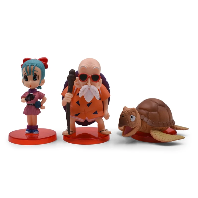 Dragon Ball Z Action Figure Anime Cute Mini Goku 8-Piece Set PVC Collectible Model Doll Toys Gift For Kid Free Shipping