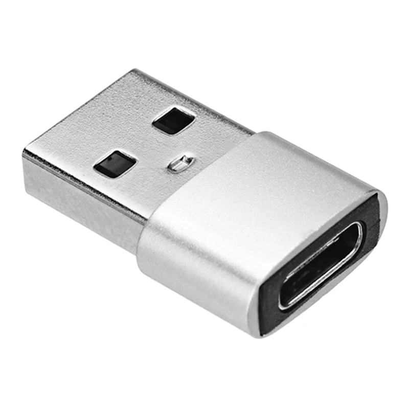 USB C Thunderbolt 3 адаптер USB-C OTG Тип C преобразователь для Macbook Pro p10 p20 для samsung Примечание для Xiaomi для мобильного телефона Oneplus 6 6 T - Цвет: Silver