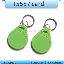 100 шт 3# t5557 брелок карты разнополых карты t5557 карты брелок карты, 125 кГц
