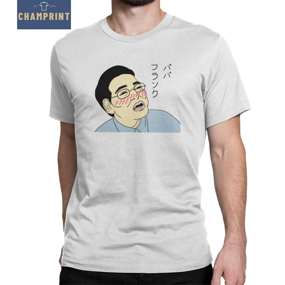 

Novelty Papa Franku Filthy Frank T-Shirt for Men Pure Cotton T Shirts Joji Pink Guy Meme Japanese Youtube Short Sleeve Tees