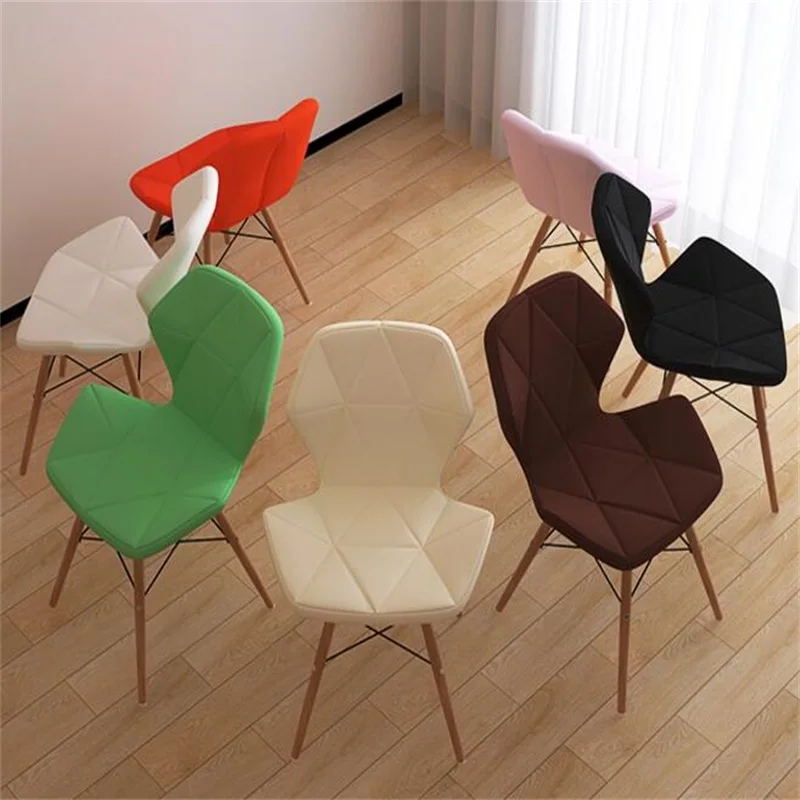 PU de Couro Cadeira De Jantar Moda Cadeira Encosto Cadeira de Reunião Da Conferência Cadeira Do Computador Moderno