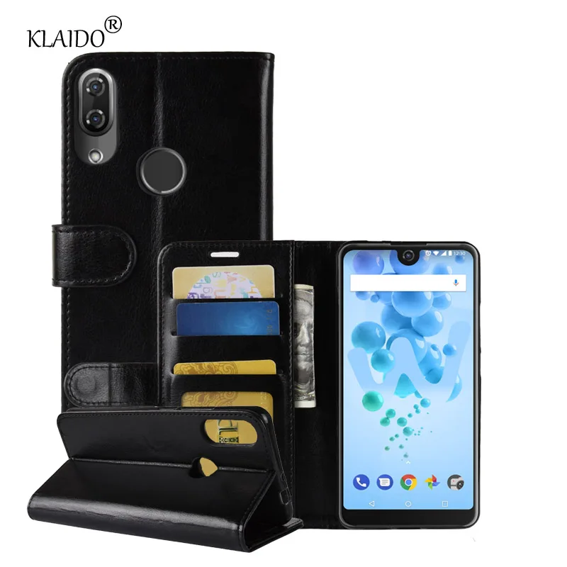 Телефон кожаные чехлы для Wiko вид 2 Pro Чехол Wallet чехол с подставкой Мобильные