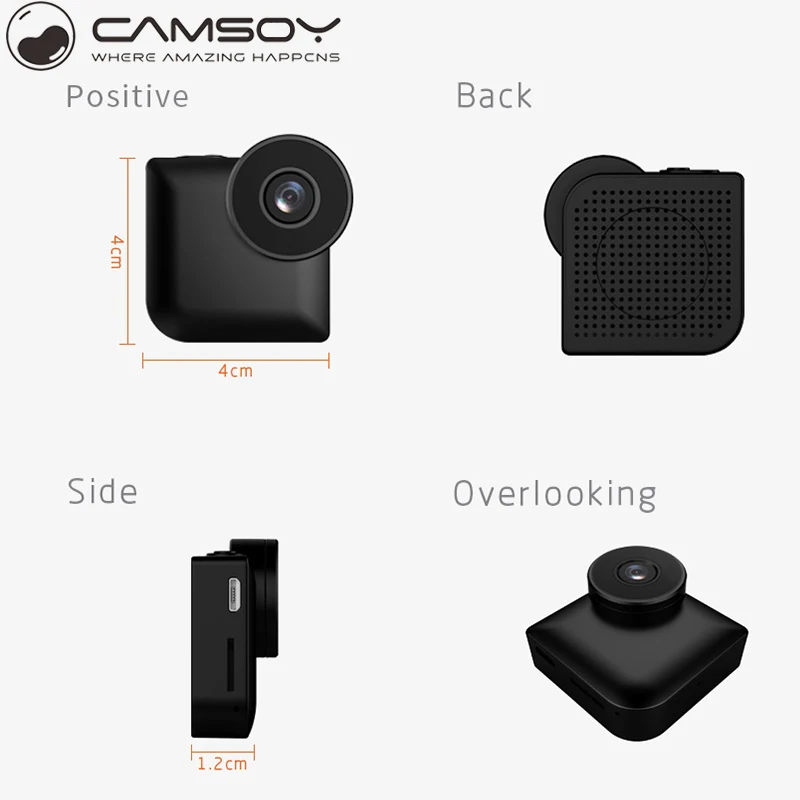 Новый дизайн Горячая мини камера Full HD 1080 P 720 dvr видео формат с wi fi IP беспроводной