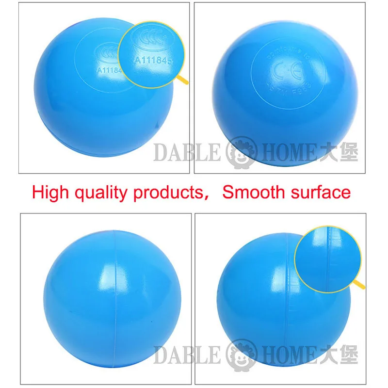 Price 200pcs bag Eco Friendly Colorful Soft Plastic Water Pool Ocean Wave Ball Baby Funny Kids Toys Stress Air Ball Outdoor Fun Sports