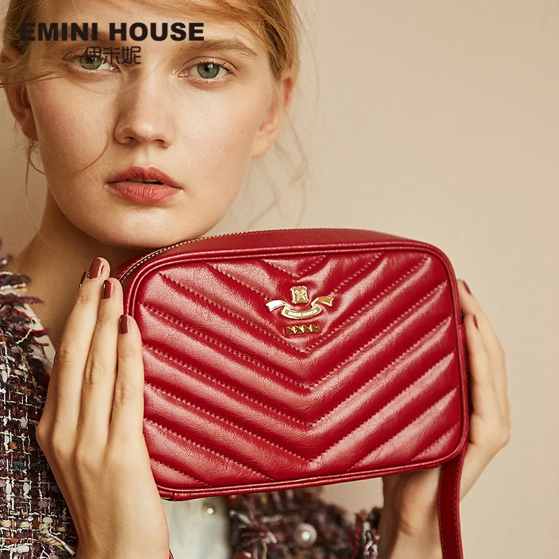 EMINI HOUSE, масло, воск, спилок, кожаная сумка с клапаном, сумки через плечо для женщин, сумка на плечо, роскошные сумки, женские сумки, дизайнерские