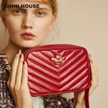 EMINI HOUSE, масло, воск, спилок, кожаная сумка с клапаном, сумки через плечо для женщин, сумка на плечо, роскошные сумки, женские сумки, дизайнерские