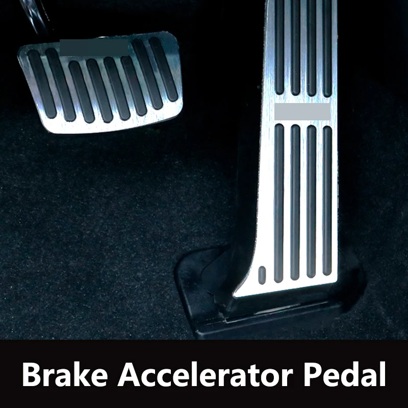 

QHCP Brake Accelerator Pedal Non Slip Gas Pedals Pad Cover Aluminium Alloy Rubber 2Pcs Car Accessories For Lexus UX200 260H 2019
