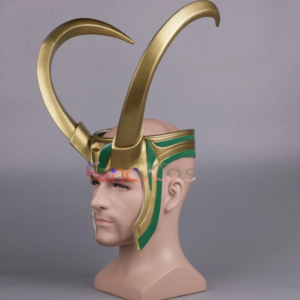 Thor  Ragnarök  Loki Laufeyson Mask Cosplay Helmet Halloween PVC Mask Props Gifts Mask High Quality 1
