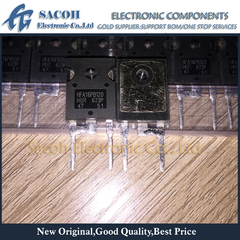 

Free Shipping 10Pcs HFA16PB120PBF HFA16PB120 HFA30PB120PBF HFA30PB120 TO-247 30A 1200V Ultrafast Soft Recovery Diode