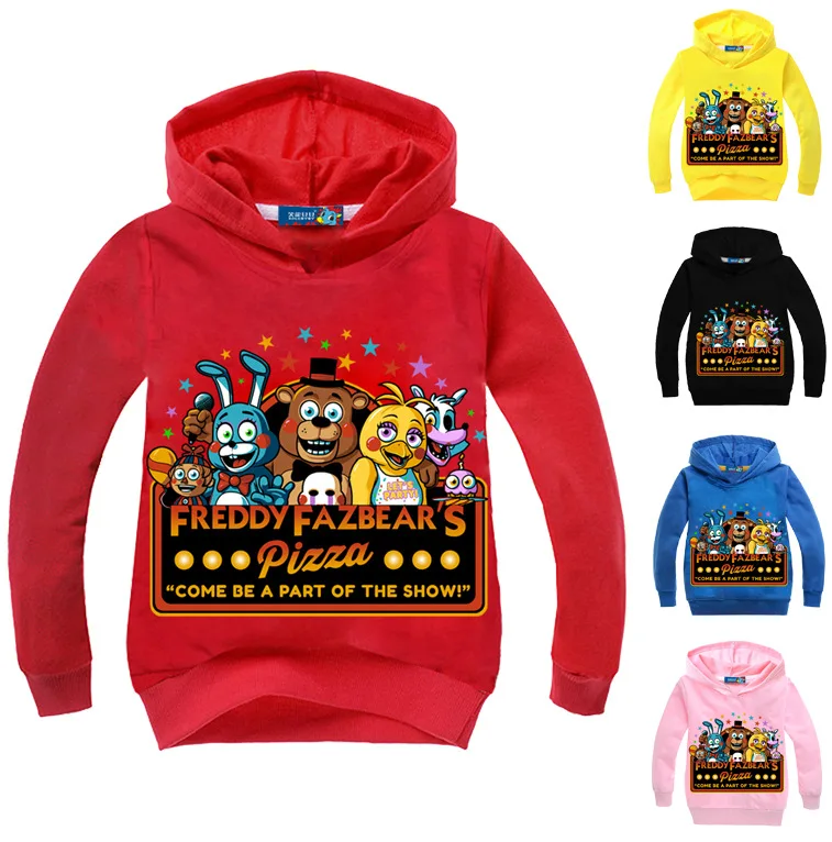 DLF От 2 до 16 лет Five Night at Freddy толстовки для подростков мальчиков свитшот девочек