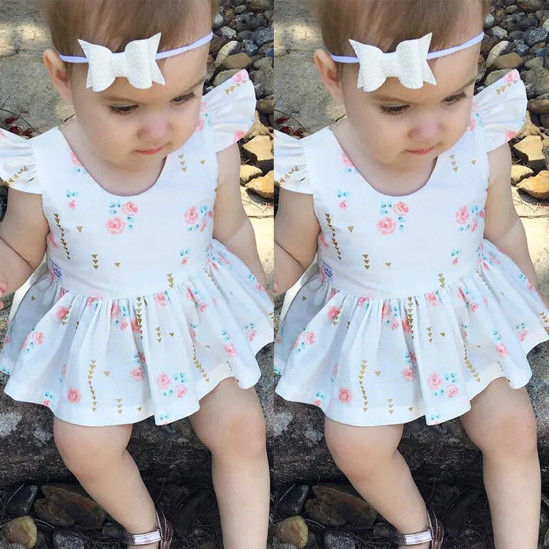 

Toddler Infant Kids Baby Girls Summer Dress Princess Party Wedding Tutu Dresses