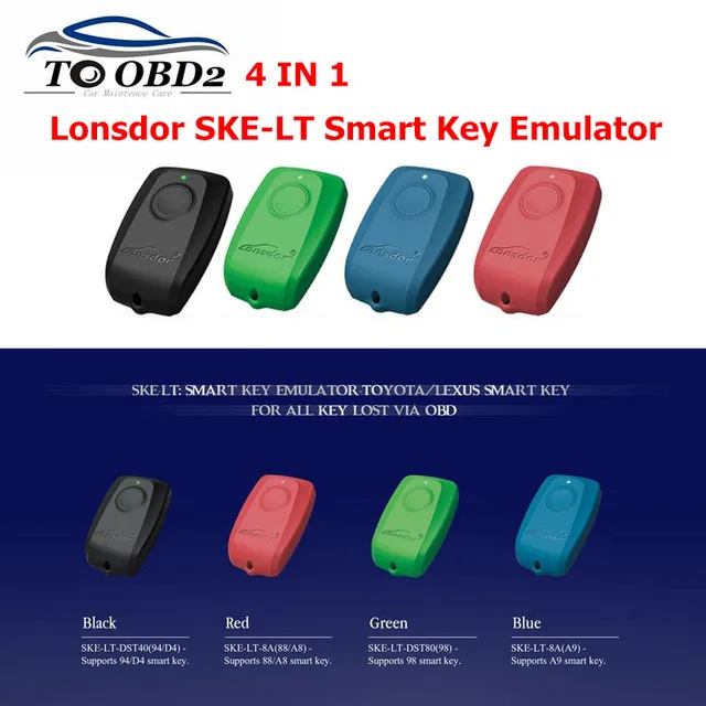$US $200.00  Newest SKE-LT Smart Key Emulator for Lonsdor K518ISE Car Key Programmer 4 in 1 Set For Toyota/Lexus