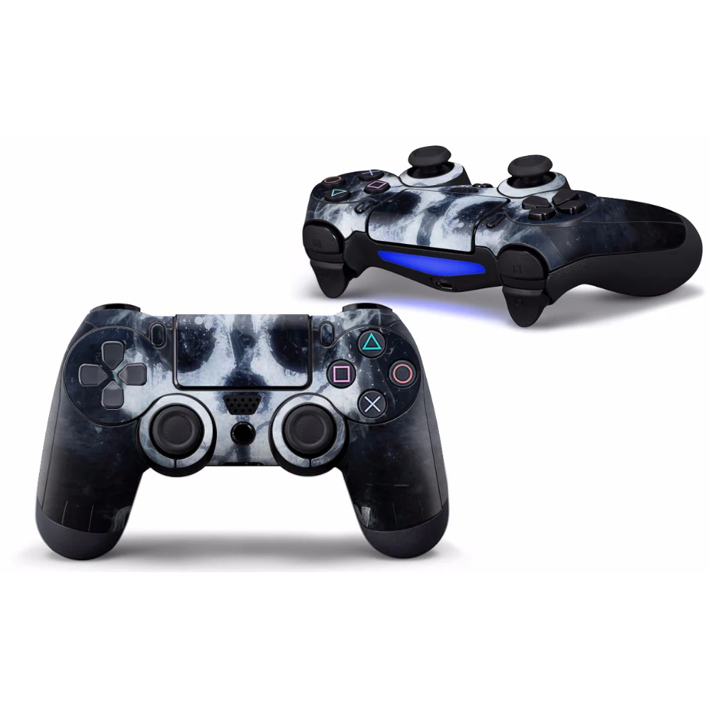 Красный череп виниловая кожа Наклейка для PS4 наклейка на контроллер s Playstation4|stickers