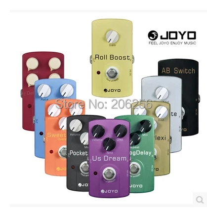 Гитарные Педали JOYO Effect оптом дешевые любые 4 шт оптом JF 01 02 03 к JF 39 перегруз искажение хора фазы задержки и т. Д