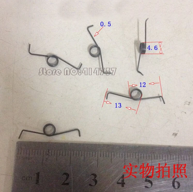 20 штук стальной пружины кручения 0,5 мм провода натяжение пружины кручения