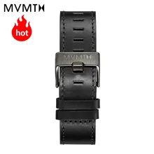 MVMT genuine leather strap fashion simple vintage casual strap 45mmdw strap