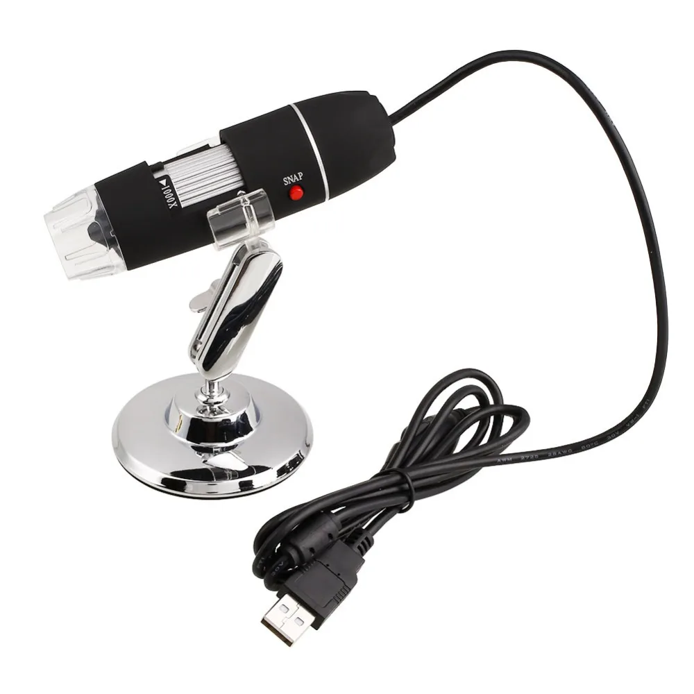 Микроскоп Мега Пиксели 2MP 1000X8 светодиодный Цифровые микроскопы USB Powered Цифровые микроскопы эндоскопа Увеличить Камера Лупа