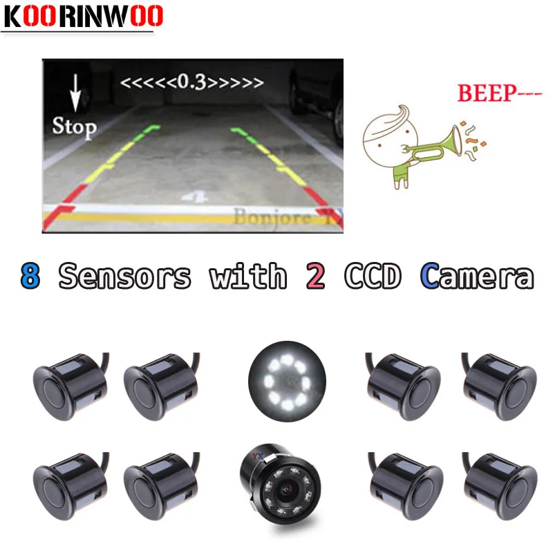 Car Parking Sensors Parktronic 8 Alarm Sound Front Camera AliExpress