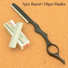 Meisha 1 шт. бритвы из нержавеющей стали для бритья с 10 лезвиями инструменты для удаления волос выскабливание бровей нож для женщин HC0007