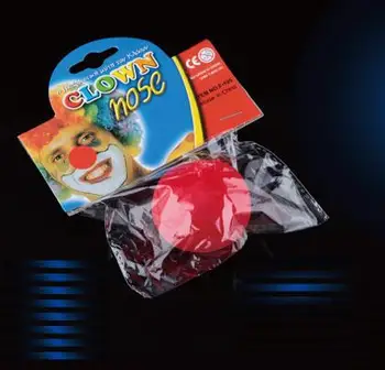 

Clown nose red foam circus Party Sponge Ball Clown Magic Nose Halloween Christmas Ball supplies kid adults COS performance props