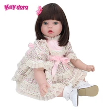 50 см 20 дюймов силиконовые Reborn Детские Тканевые куклы новорожденный как живой кукла ручной работы реалистичные Принцесса Девочка Младенцы игрушки Рождественский подарок