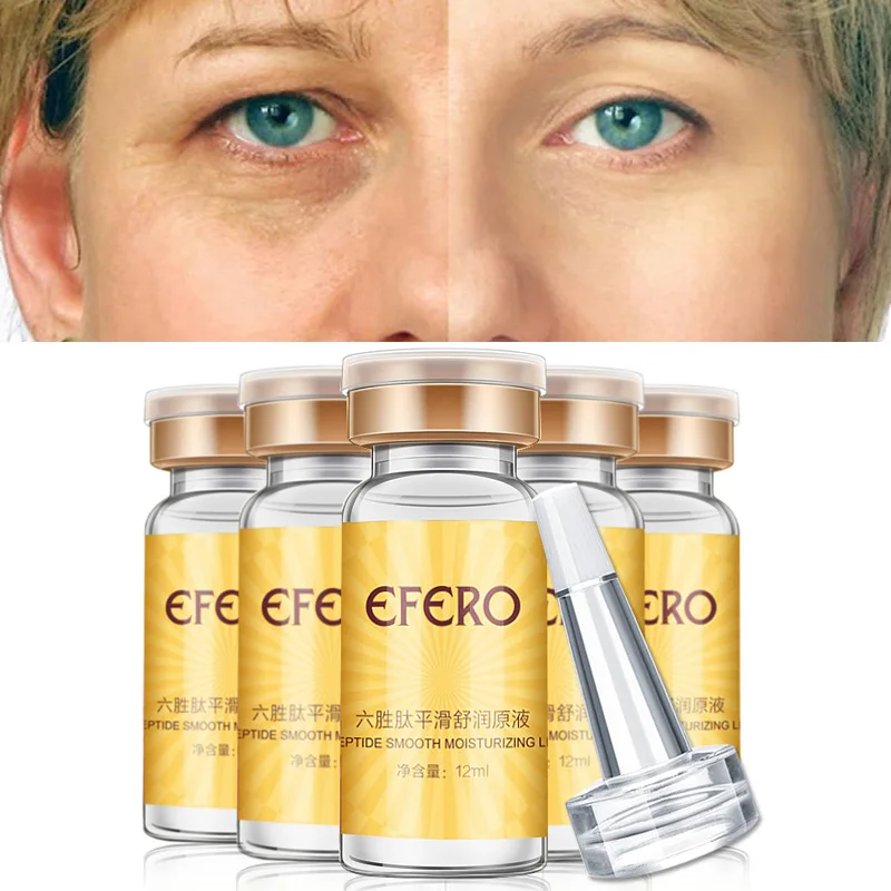 

Efero Argireline Six Peptide Serum for Face Cream Anti Wrinkle Aging Hyaluronic Essence Firming Skin Care Whitening Cream TSLM1