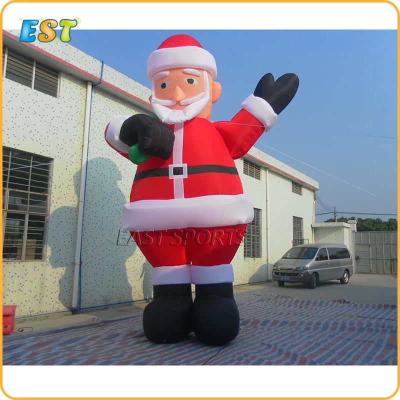 

5mH commercial outdoor Christmas inflatable Santa Claus for advertising