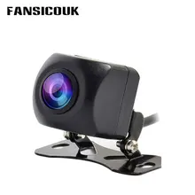 FANSICOUK Night Vision Reverse Camera Fish Eye Wide Angle Lens Waterproof Backup Camera 5 Pin For Android Mirror Dash Cam