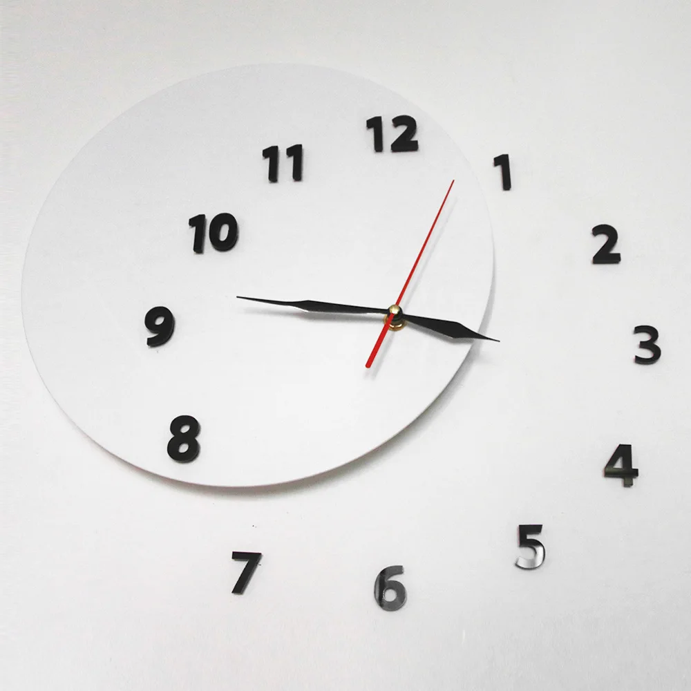 Необычные настенные часы «сделай сам» из времени, перемещенные несколько часов на стене, простые абстрактные современные настенные часы для гостиной