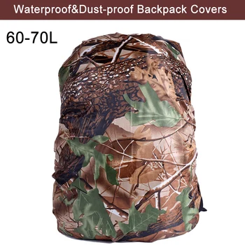 

60-70L Backpack Cover Rain Cover Military Tactical Backpacks Army Waterproof Rucksack Cover for Outdoor Hiking Camping Hunting