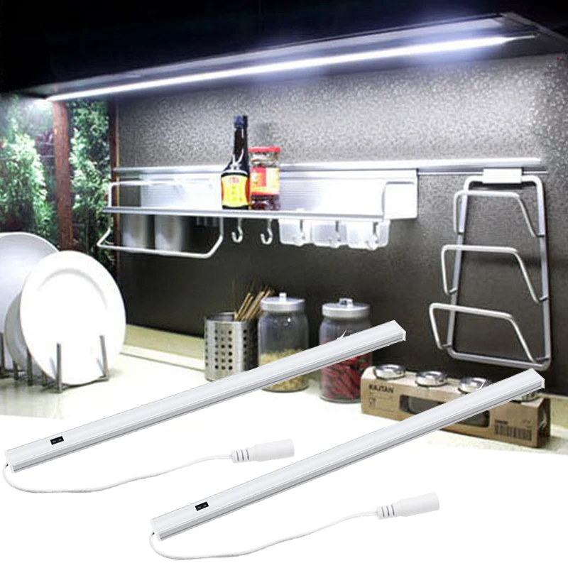 

LED Under Cabinet Light Hand Sweep Sensor Night Light 12v LED Bar Light for Bedroom,Kitchen, Closet, Wardrobe,Stairs,Hallwall