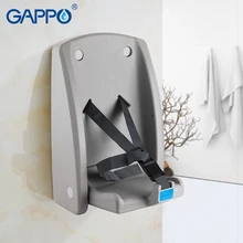 GAPPO детские сиденья для туалета djustable тренировочный стульчак Ванная комната Складное Сиденье лесенка для туалета настенный сиденье для душа