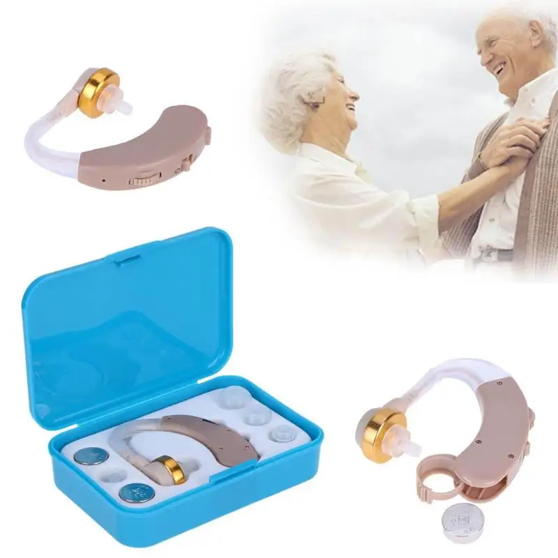 

Hearing Amplifier Best Digital Hearing Aids Behind Ear Sound Amplifier Adjustable Tone Digital Hearing Aid Set with Box