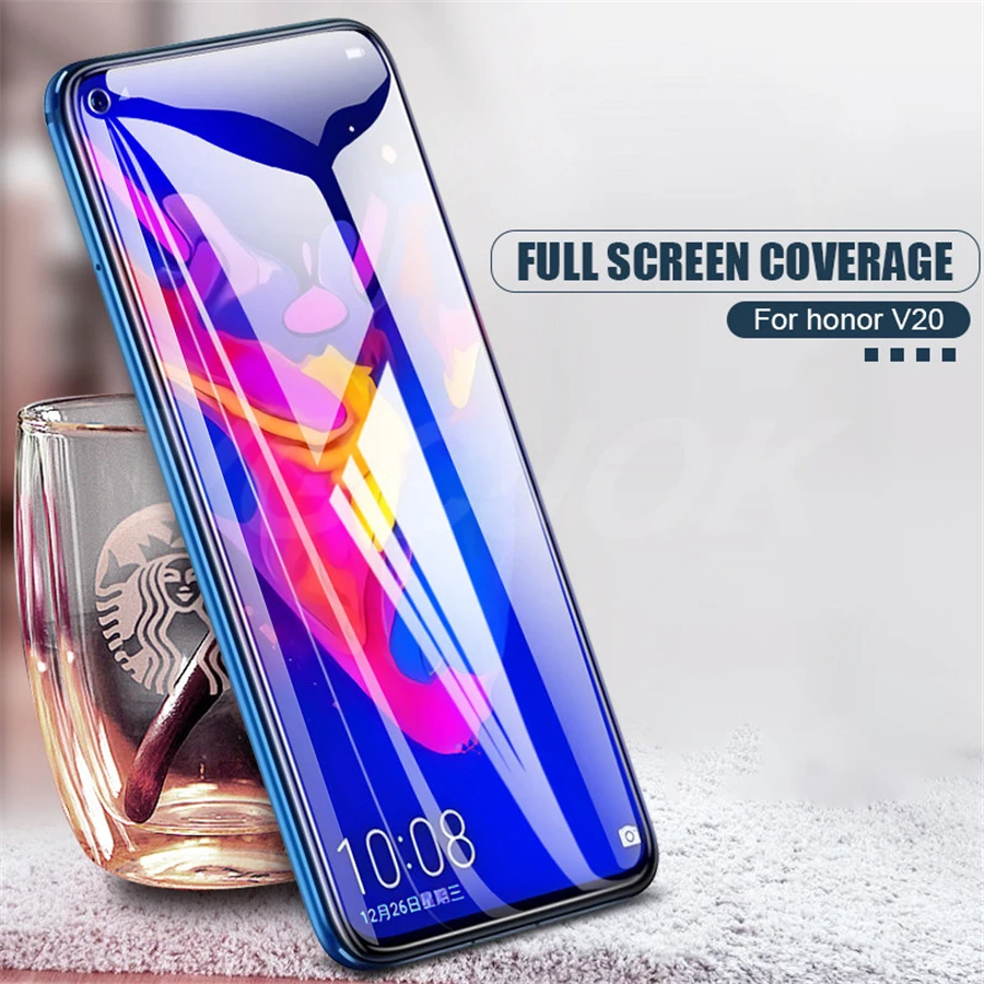 15D Защитное стекло для huawei Nova 4 Nova4 полное клеевое Покрытие Закаленное стекло для huawei Honor V20 View 20 Защитная пленка для экрана