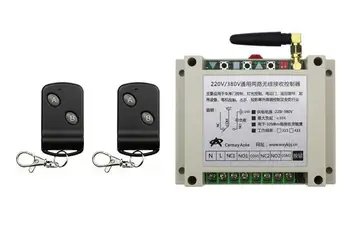 

hot AC220V 250V 380V 30A 2CH Radio Controller RF Wireless Relay Remote Control Switch 315/433MHZ 2 Transmitter+1 Receiver