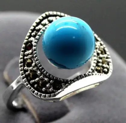 Anillo Vintage Marcasita Hoja Plata 925, 0.468ct