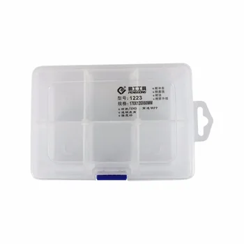 

1223 Plastic Tool Box Transparent Toolbox Electronic Components Screw Storage Box Electronic Plastic Parts Tool Boxes